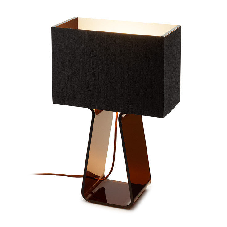 Pablo Designs - TT 14 CHR/CHR - One Light Table Lamp - Tube Top - Charcoal / Charcoal