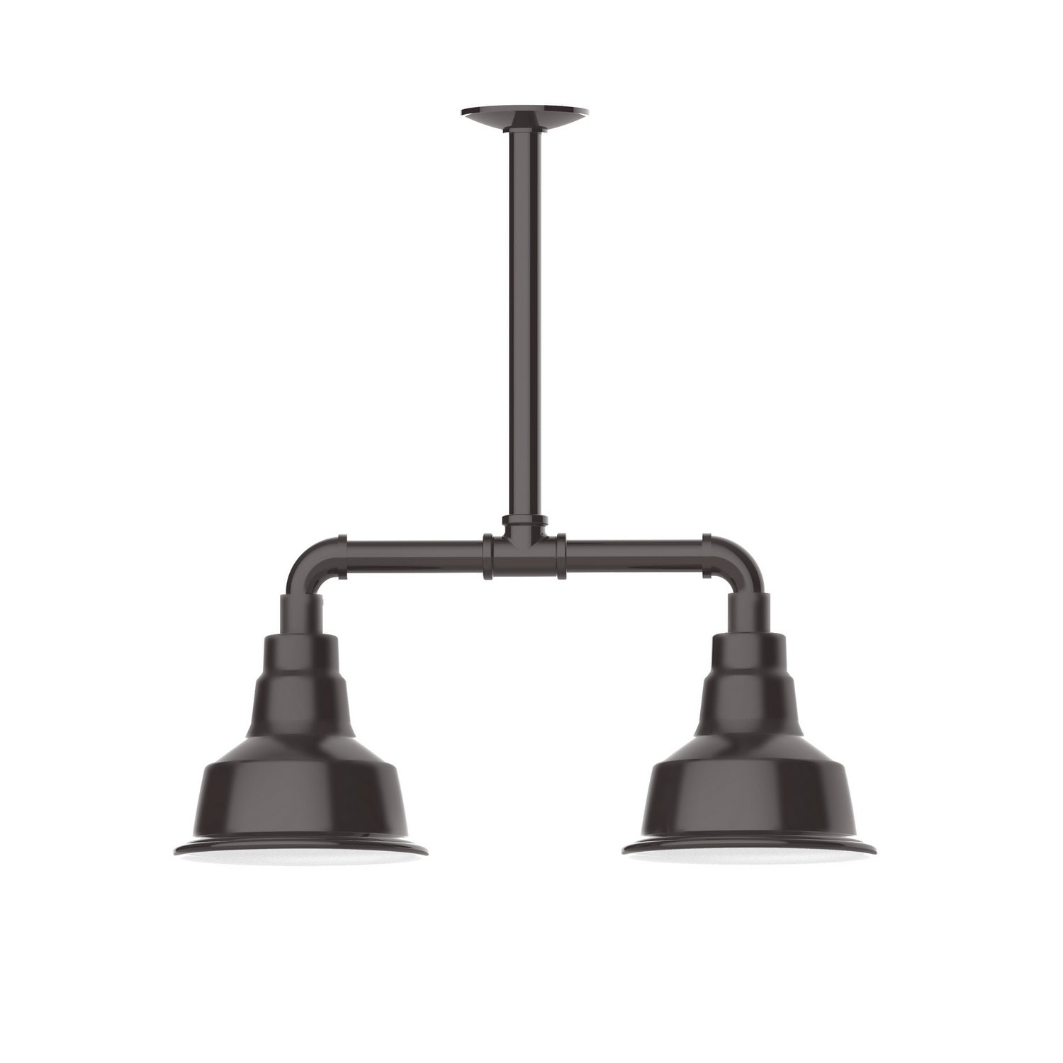 Montclair Light Works - MSB180-51-T30 - Two Light Pendant - Warehouse - Architectural Bronze