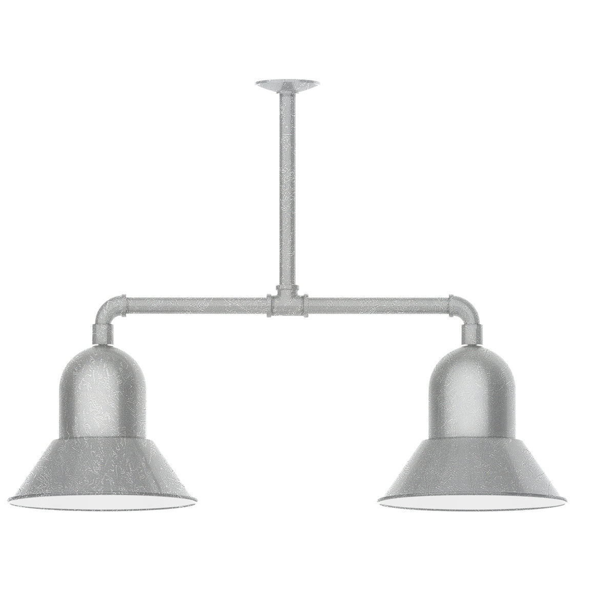 Montclair Light Works - MSD123-49-T24 - Two Light Pendant - Prima - Painted Galvanized