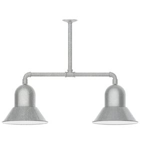 Montclair Light Works - MSD123-49-T48 - Two Light Pendant - Prima - Painted Galvanized