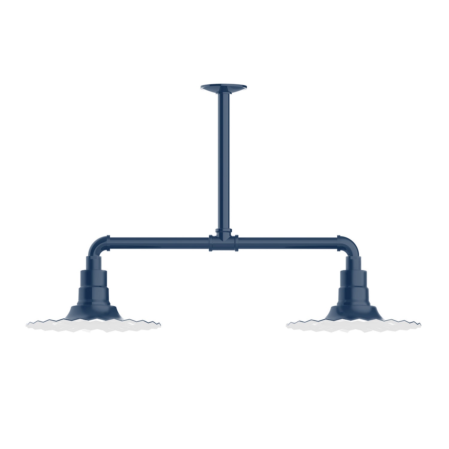 Montclair Light Works - MSD158-50-T24 - Two Light Pendant - Radial - Navy