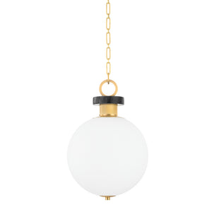 Corbett Lighting - 395-13-VB - One Light Pendant - Haru - Vintage Brass