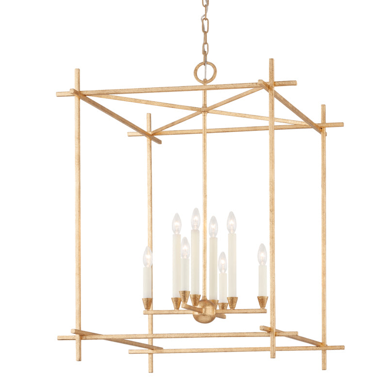 Troy Lighting - F1099-VGL - Eight Light Lantern - Huck - Vintage Gold Leaf