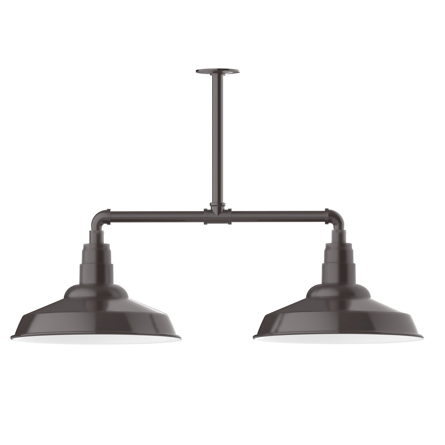 Montclair Light Works - MSD184-51-T24 - Two Light Pendant - Warehouse - Architectural Bronze