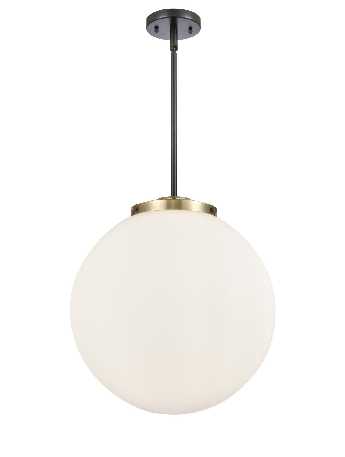 Innovations - 221-3S-BAB-G201-16 - Three Light Pendant - Franklin Restoration - Black Antique Brass