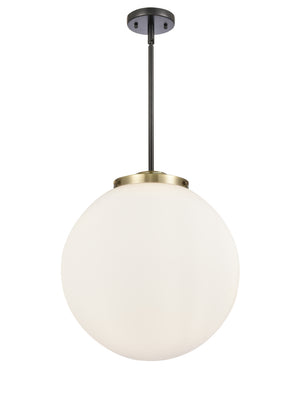 Innovations - 221-3S-BAB-G201-16 - Three Light Pendant - Franklin Restoration - Black Antique Brass