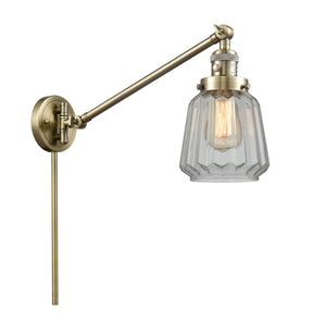 Innovations - 237-AB-G142 - One Light Swing Arm Lamp - Franklin Restoration - Antique Brass