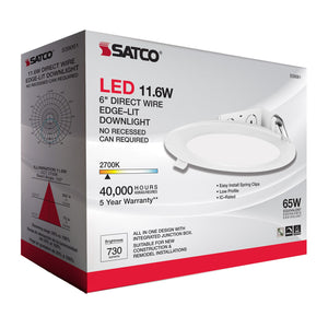 Satco - S39061 - LED Downlight - White