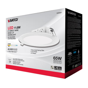 Satco - S39061 - LED Downlight - White