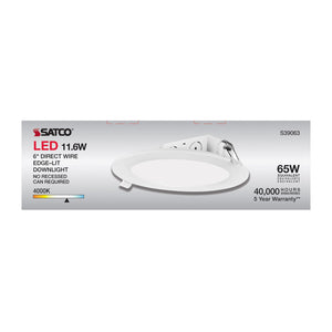 Satco - S39063 - LED Downlight - White
