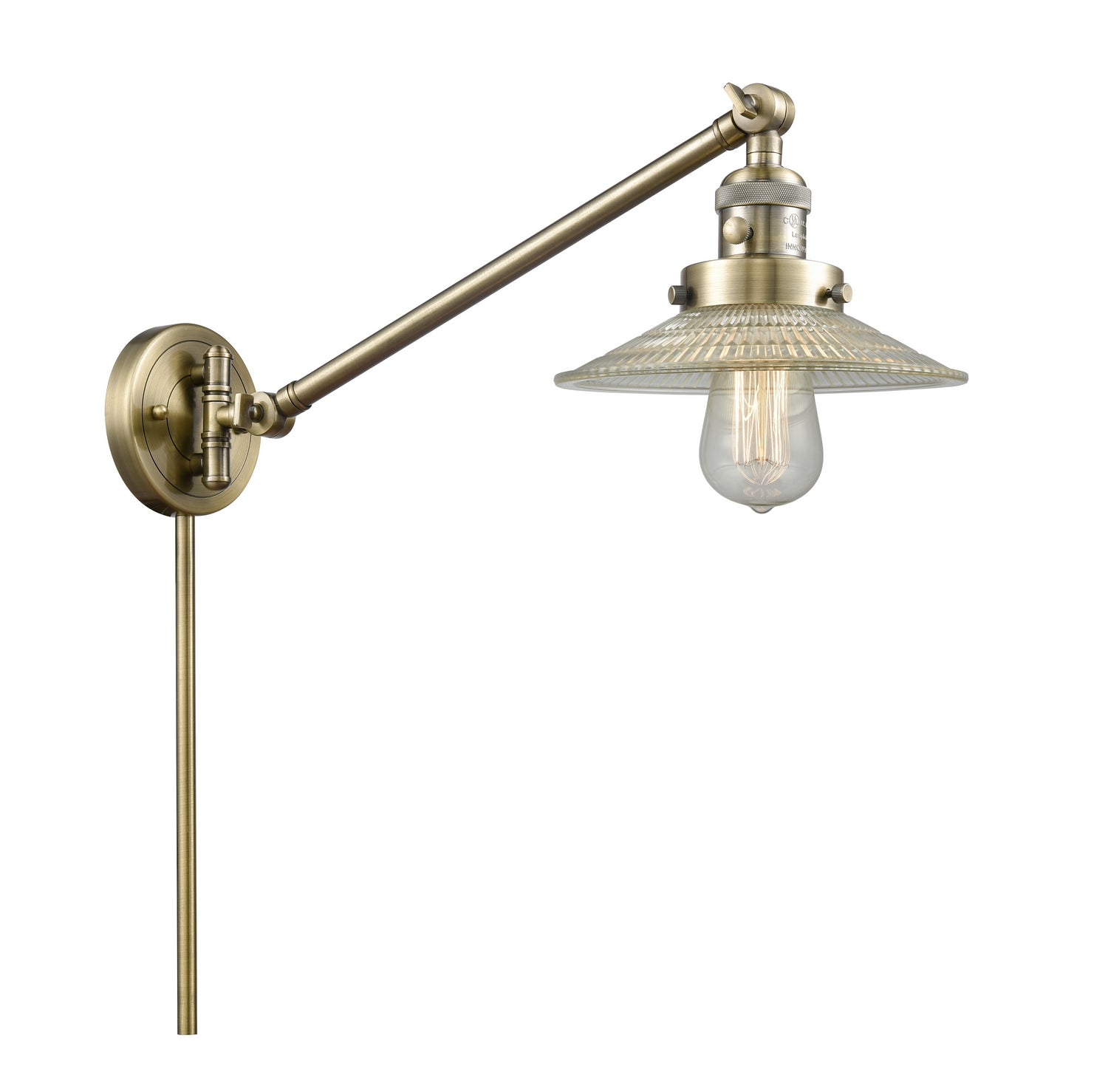 Innovations - 237-AB-G2 - One Light Swing Arm Lamp - Franklin Restoration - Antique Brass