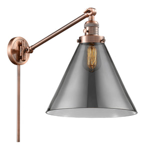 Innovations - 237-AC-G43-L - One Light Swing Arm Lamp - Franklin Restoration - Antique Copper