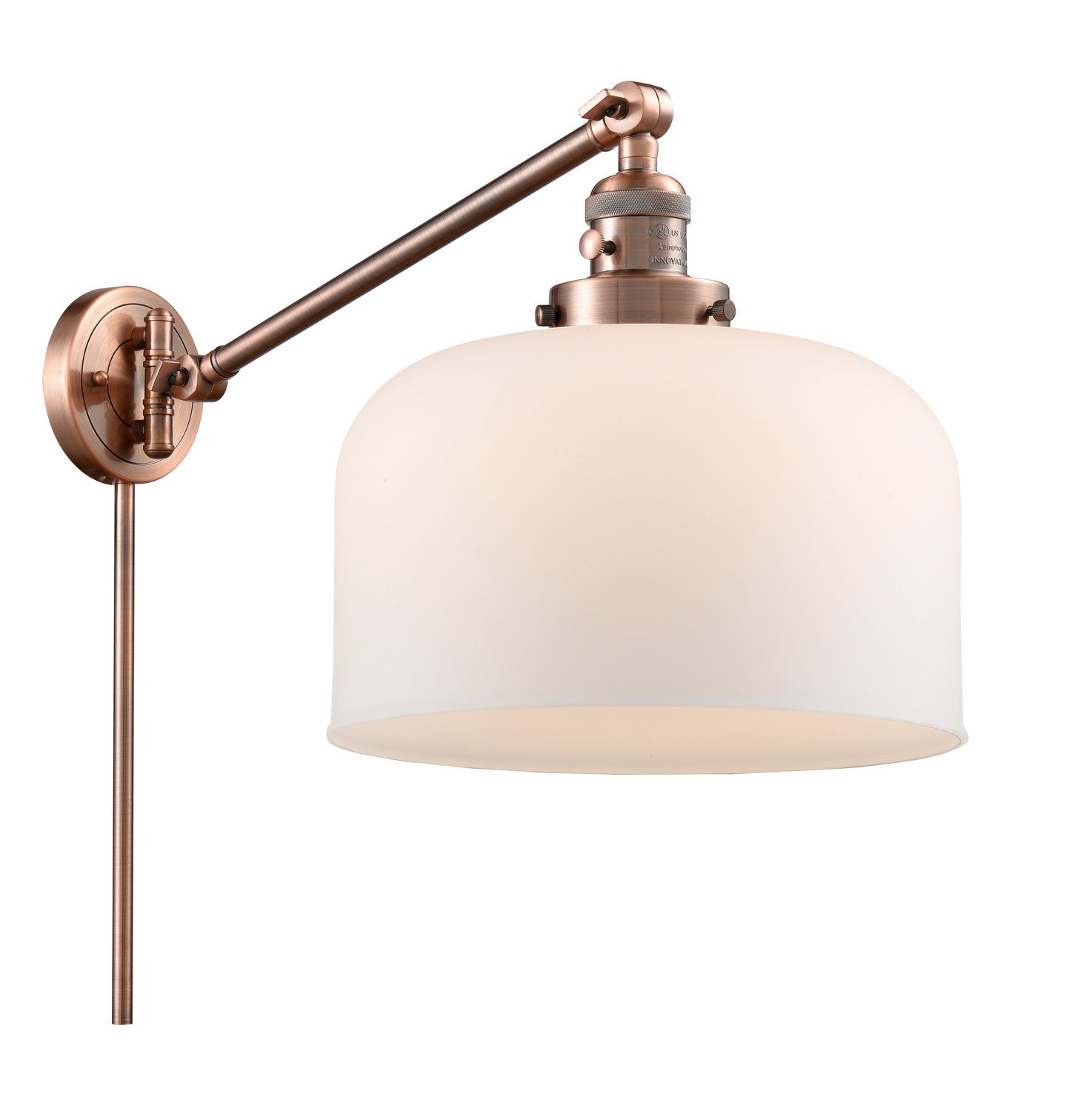 Innovations - 237-AC-G71-L-LED - LED Swing Arm Lamp - Franklin Restoration - Antique Copper