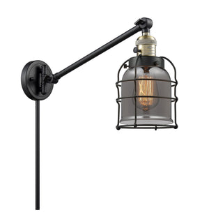 Innovations - 237-BAB-G53-CE-LED - LED Swing Arm Lamp - Franklin Restoration - Black Antique Brass