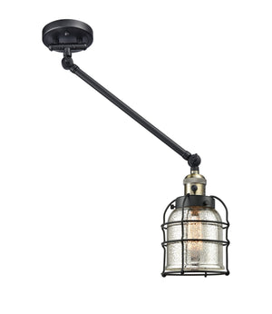 Innovations - 237-BAB-G58-CE-LED - LED Swing Arm Lamp - Franklin Restoration - Black Antique Brass