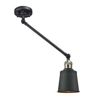 Innovations - 237-BAB-M9-BK - One Light Swing Arm Lamp - Franklin Restoration - Black Antique Brass