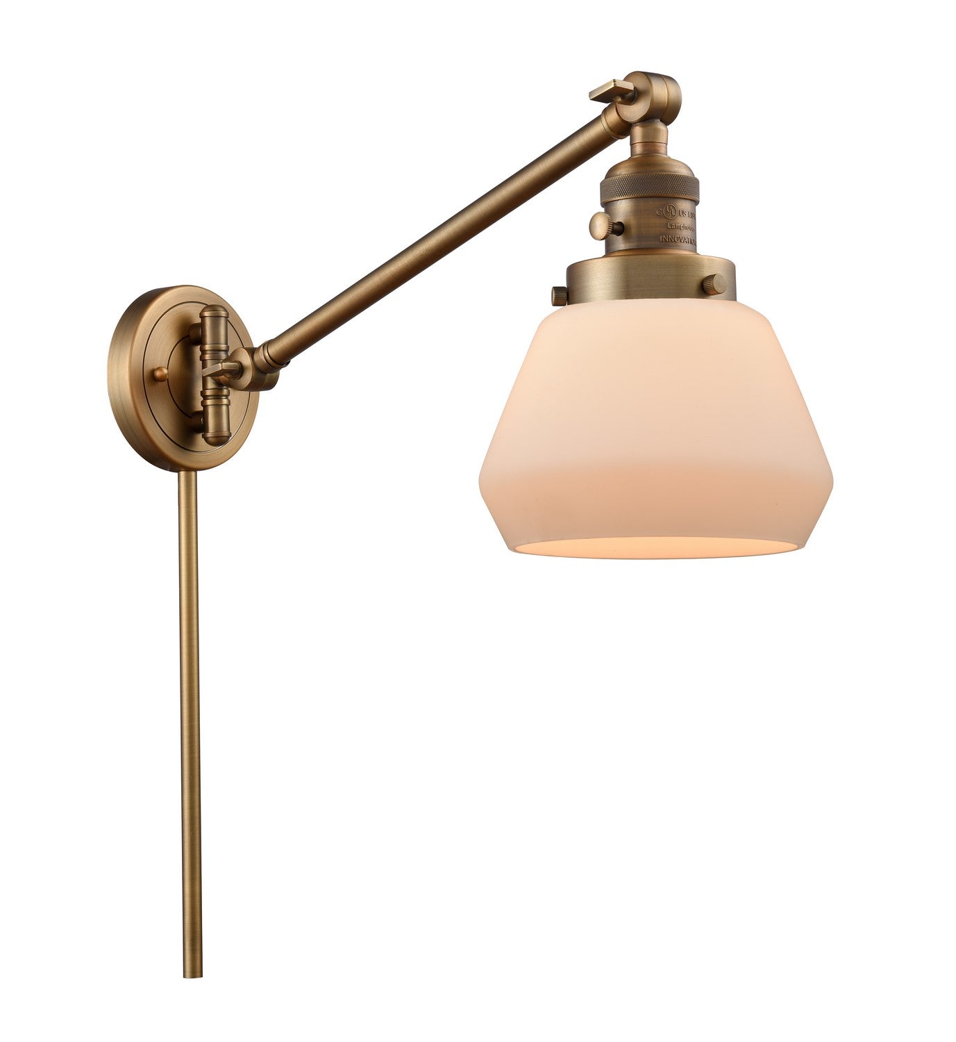 Innovations - 237-BB-G171-LED - LED Swing Arm Lamp - Franklin Restoration - Brushed Brass