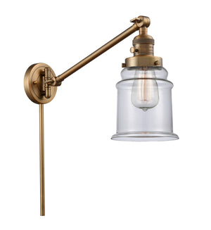 Innovations - 237-BB-G182-LED - LED Swing Arm Lamp - Franklin Restoration - Brushed Brass