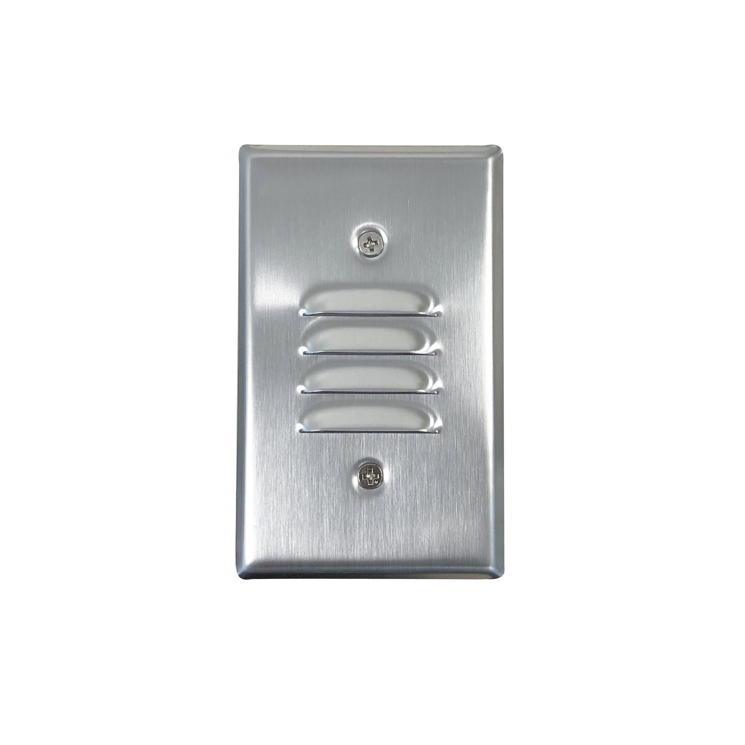 Nora Lighting - NSW-6619BN - Step 1.44W 90+Cri LED Louver W - Rec Step Light LED & Inc - Brushed Nickel