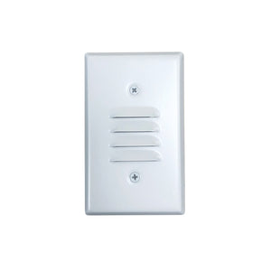 Nora Lighting - NSW-6619W - Step 1.44W 90+Cri LED Louver W - Rec Step Light LED & Inc - White