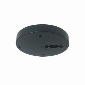 Nora Lighting - NT-379B - Round Monopoint Canopy For Track Head (Nte-850) - Track Syst & Comp-1 Cir - Black