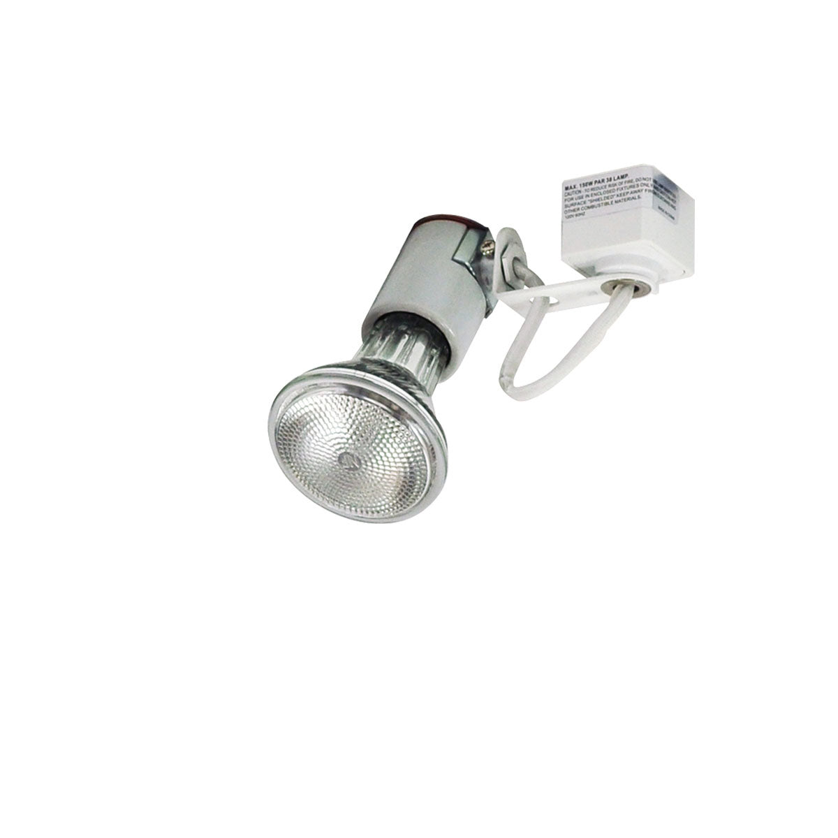 Nora Lighting - NTH-115W/J - Lamp Holder Par38/Br40 Wh"J" - Track Inc Line Voltage - White