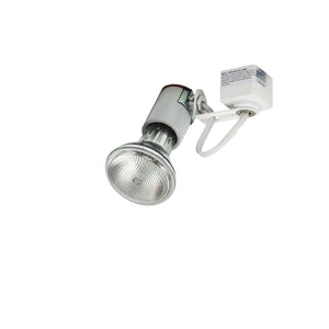 Nora Lighting - NTH-115W/L - Lamp Holder Par38/Br40 Wh "L" - Track Inc Line Voltage - White