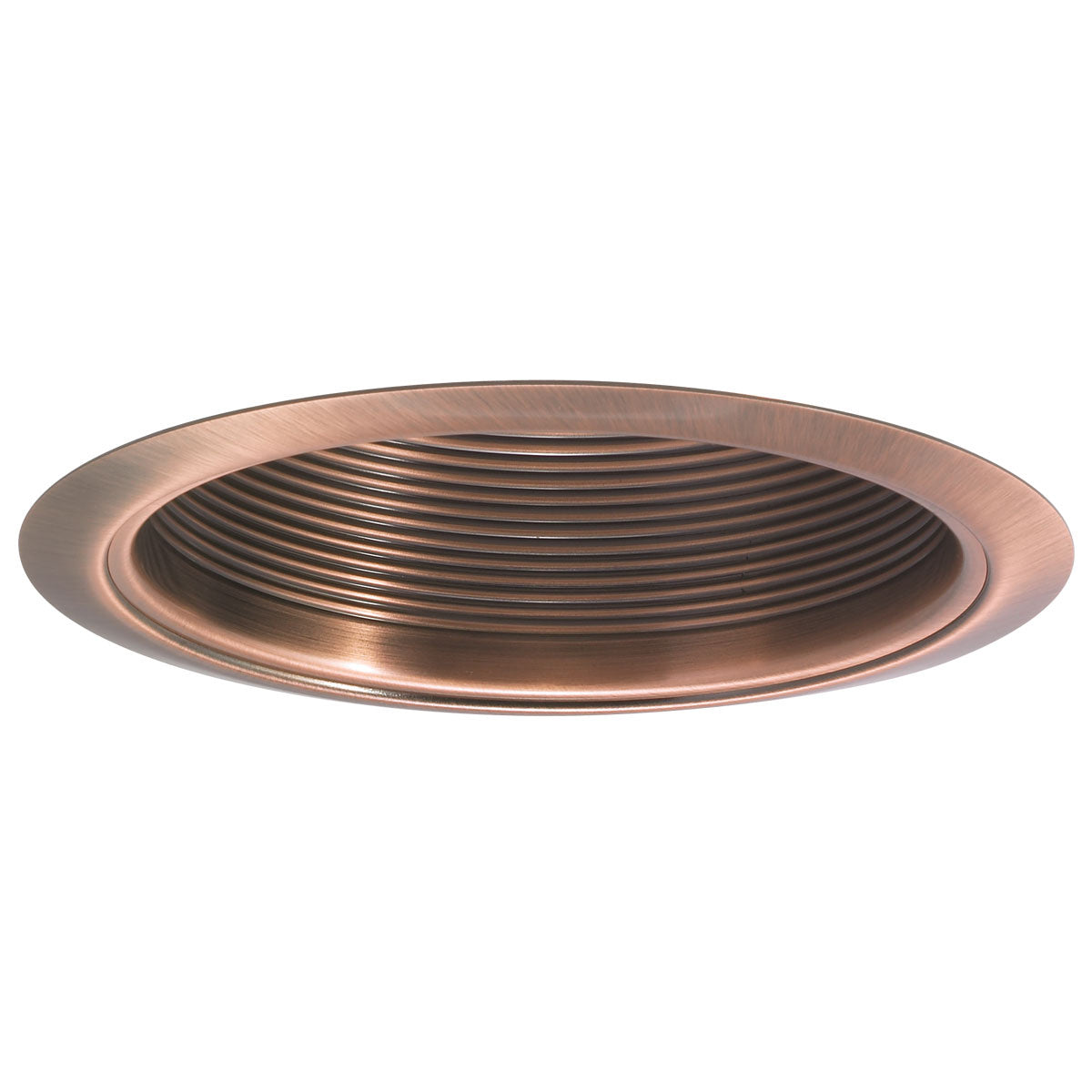 Nora Lighting - NTM-33 - 6" Br/Par30 Stepped Baffle W/ Metal Ring - Rec Inc 6" Trim