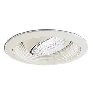 Nora Lighting - NTM-49 - 6" Stepped Baffle W/ Regressed Eyeball - Rec Inc 6" Trim