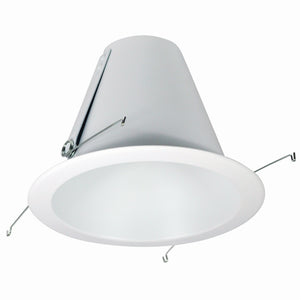 Nora Lighting - NTM-710WAL - 6" Air-Tight Aluminum Cone Reflectorector - Rec Inc 6" Trim - White