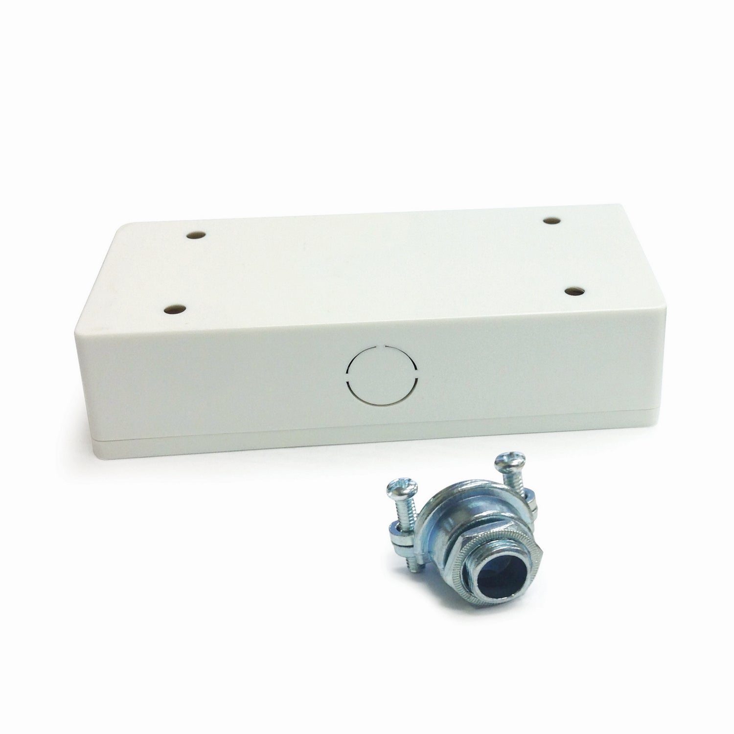 Nora Lighting - NUA-802W - Ledur Undercabinet J-Box W/ 2 Female Connectors - Sl LED LEDur - White