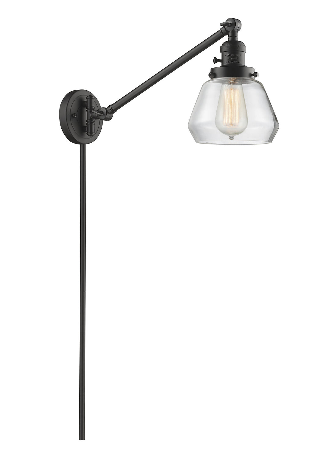 Innovations - 237-OB-G172 - One Light Swing Arm Lamp - Franklin Restoration - Oil Rubbed Bronze