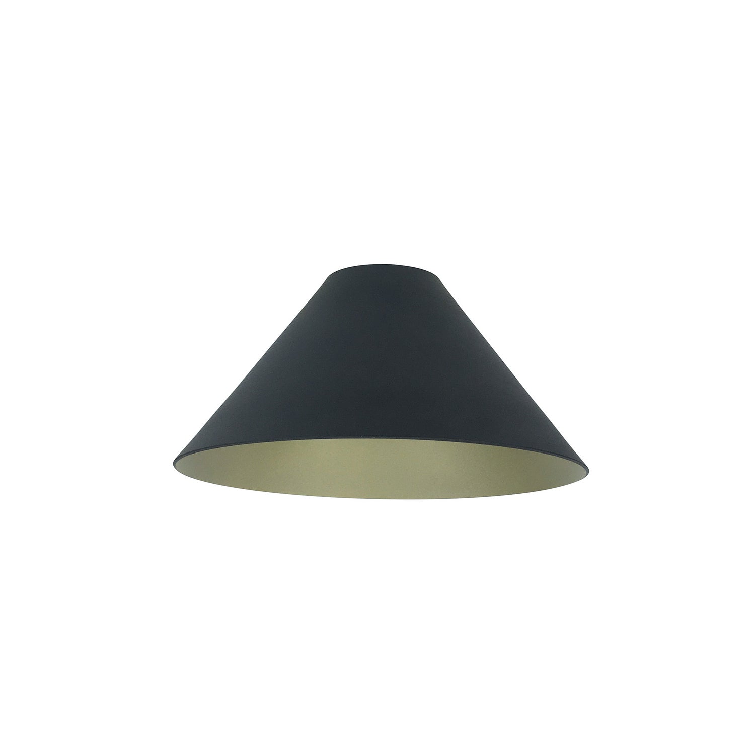 Nora Lighting - NYLM-2CONECHB - Fixture Shade - Cylinder Ilene - Champagne Haze / Black