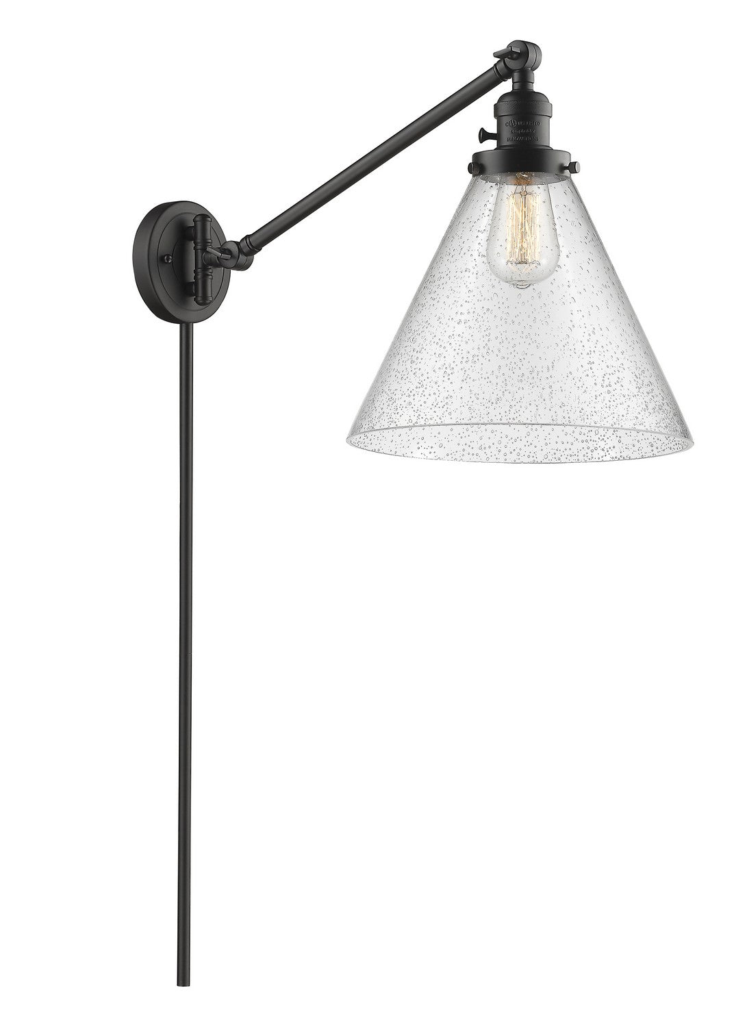 Innovations - 237-OB-G44-L - One Light Swing Arm Lamp - Franklin Restoration - Oil Rubbed Bronze