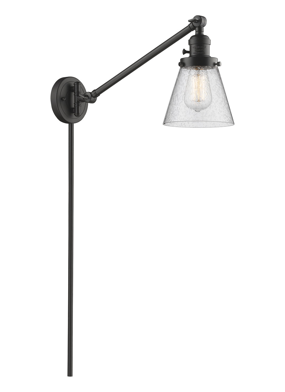 Innovations - 237-OB-G64 - One Light Swing Arm Lamp - Franklin Restoration - Oil Rubbed Bronze