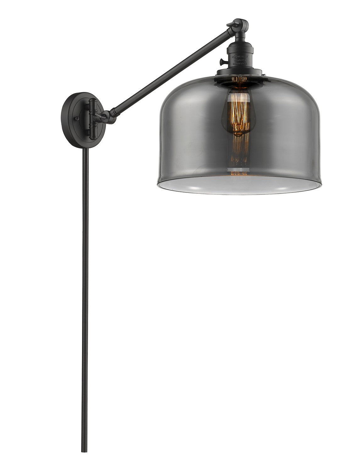 Innovations - 237-OB-G73-L-LED - LED Swing Arm Lamp - Franklin Restoration - Oil Rubbed Bronze