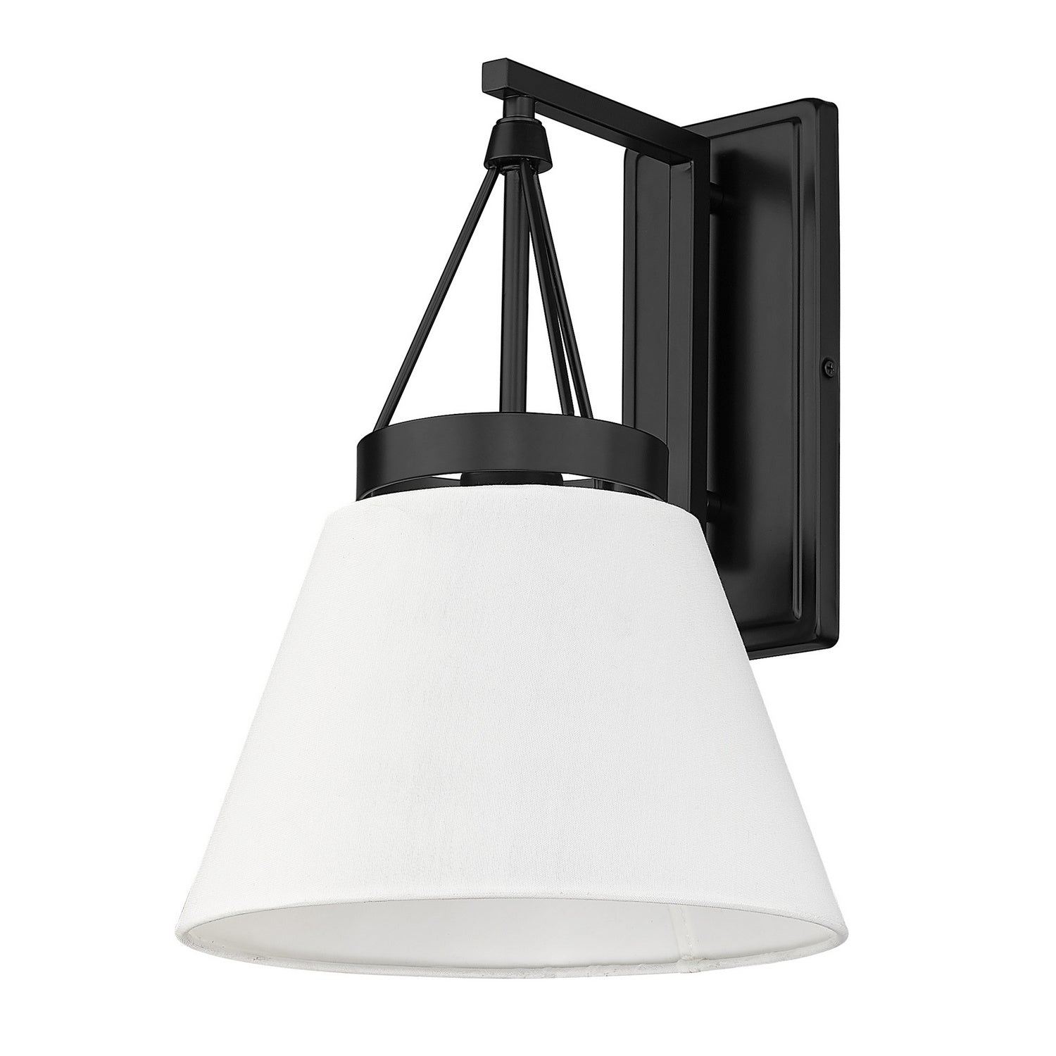 Golden - 3189-WSC BLK-MWS - One Light Wall Sconce - Penn - Matte Black