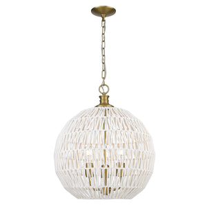 Golden - 6933-3P BCB-WR - Three Light Pendant - Florence BCB - Brushed Champagne Bronze