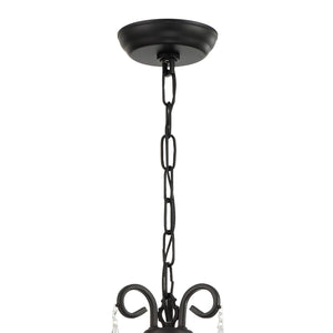 Crystorama - 6623-MK-CL-MWP - Three Light Mini Chandelier - Othello - Matte Black