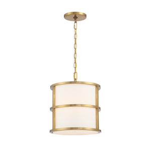 Crystorama - 9593-LG - Three Light Pendant - Hulton - Luxe Gold