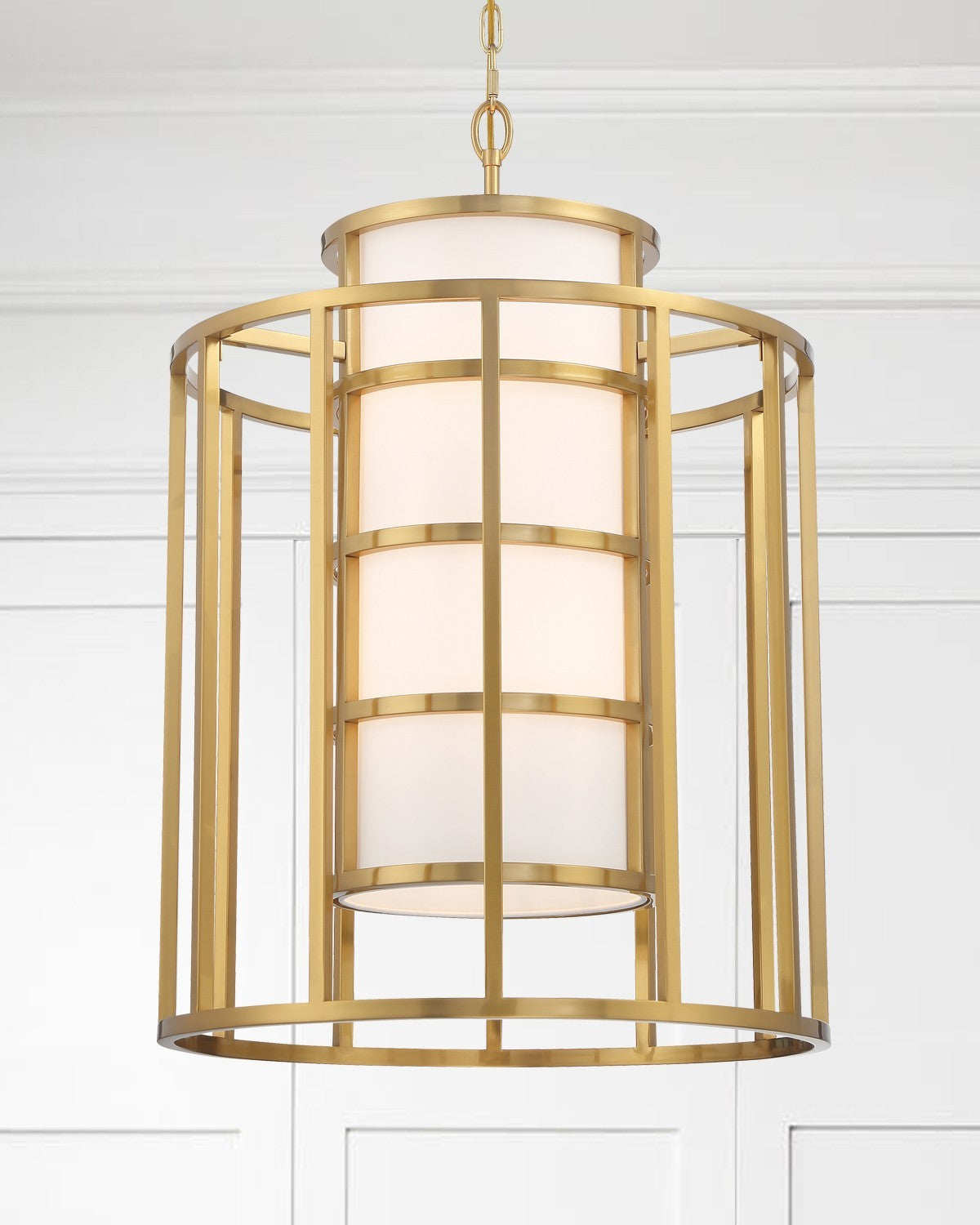 Crystorama - 9597-LG - Six Light Chandelier - Hulton - Luxe Gold