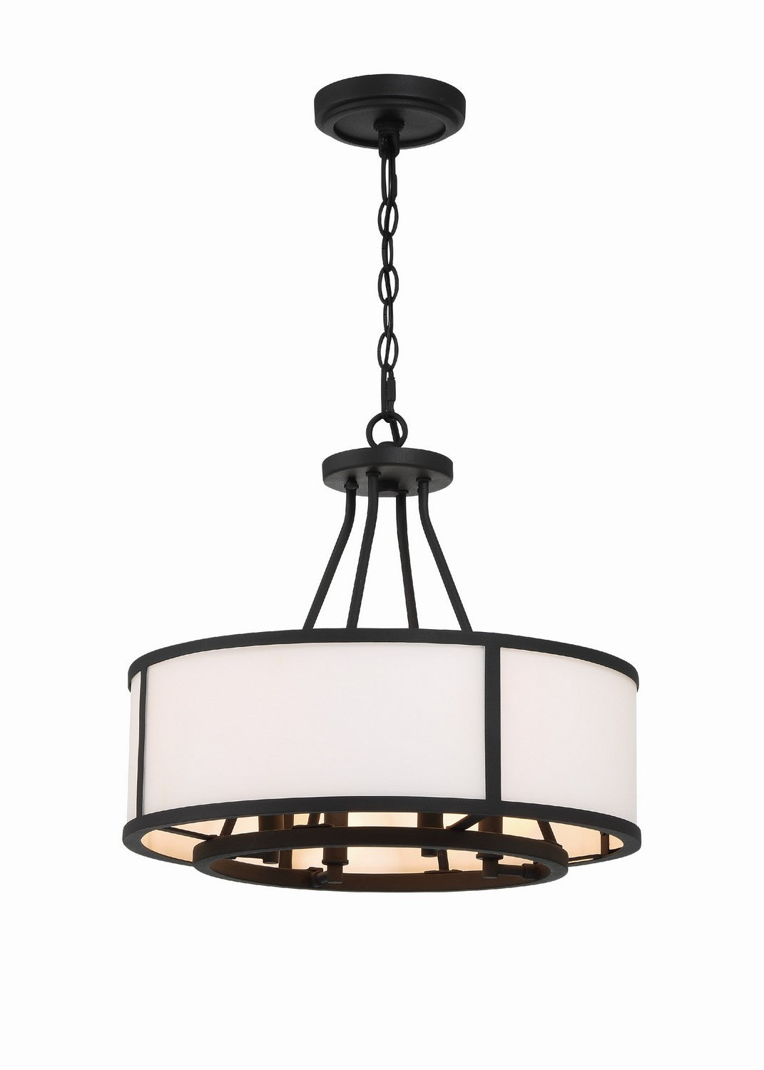 Crystorama - BRY-8004-BF - Four Light Chandelier - Bryant - Black Forged