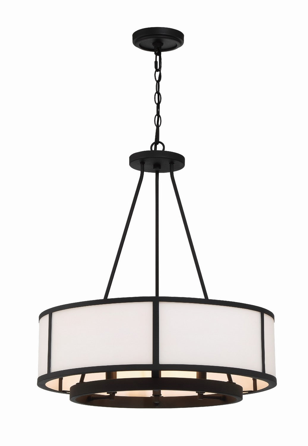 Crystorama - BRY-8006-BF - Six Light Chandelier - Bryant - Black Forged