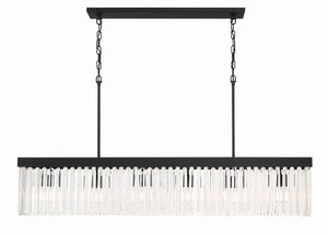 Crystorama - EMO-5407-BF - Six Light Chandelier - Emory - Black Forged