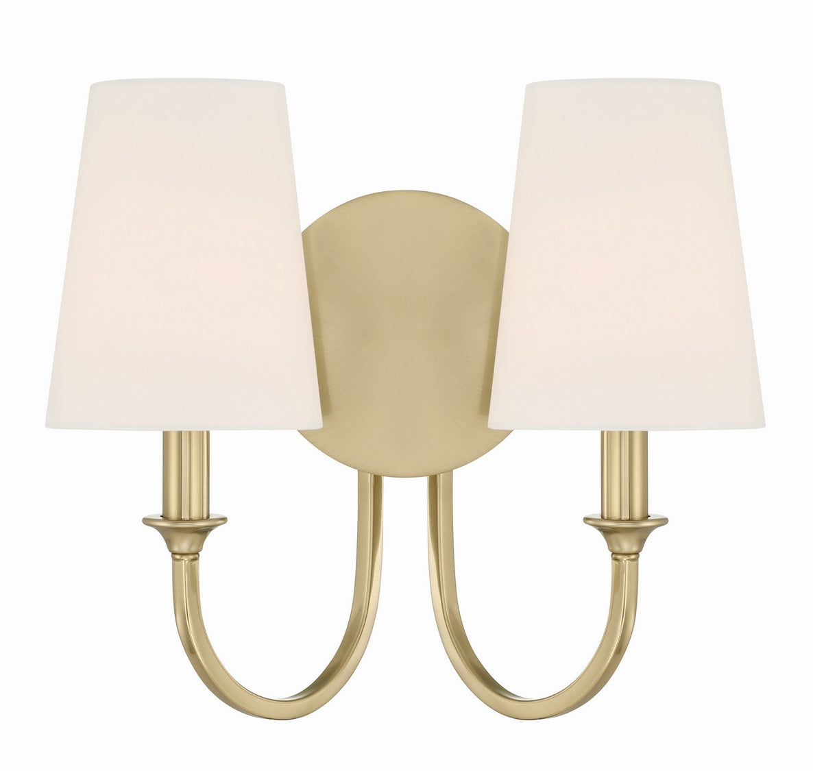 Crystorama - PAY-922-VG - Two Light Wall Sconce - Payton - Vibrant Gold