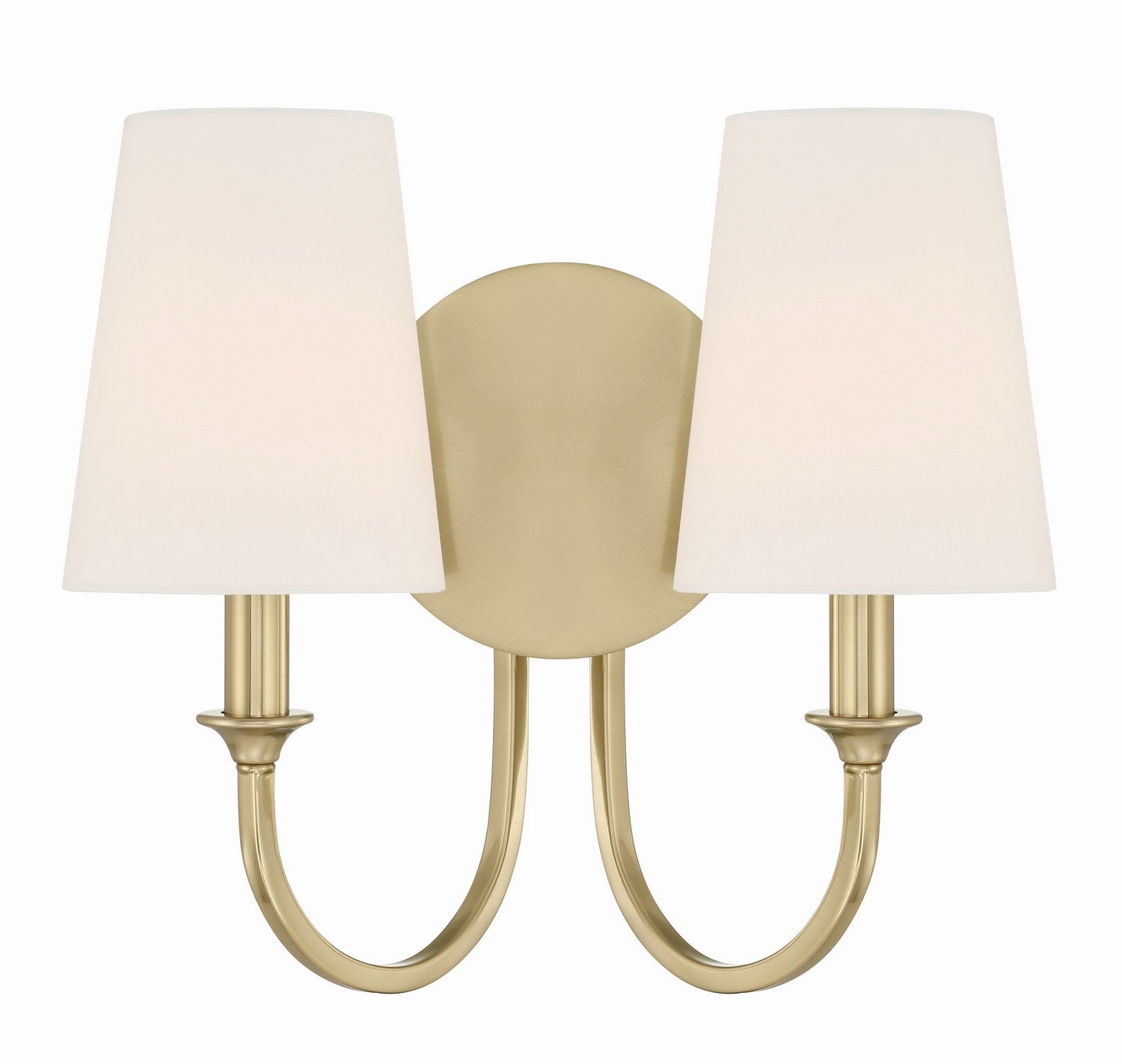 Crystorama - PAY-922-VG - Two Light Wall Sconce - Payton - Vibrant Gold