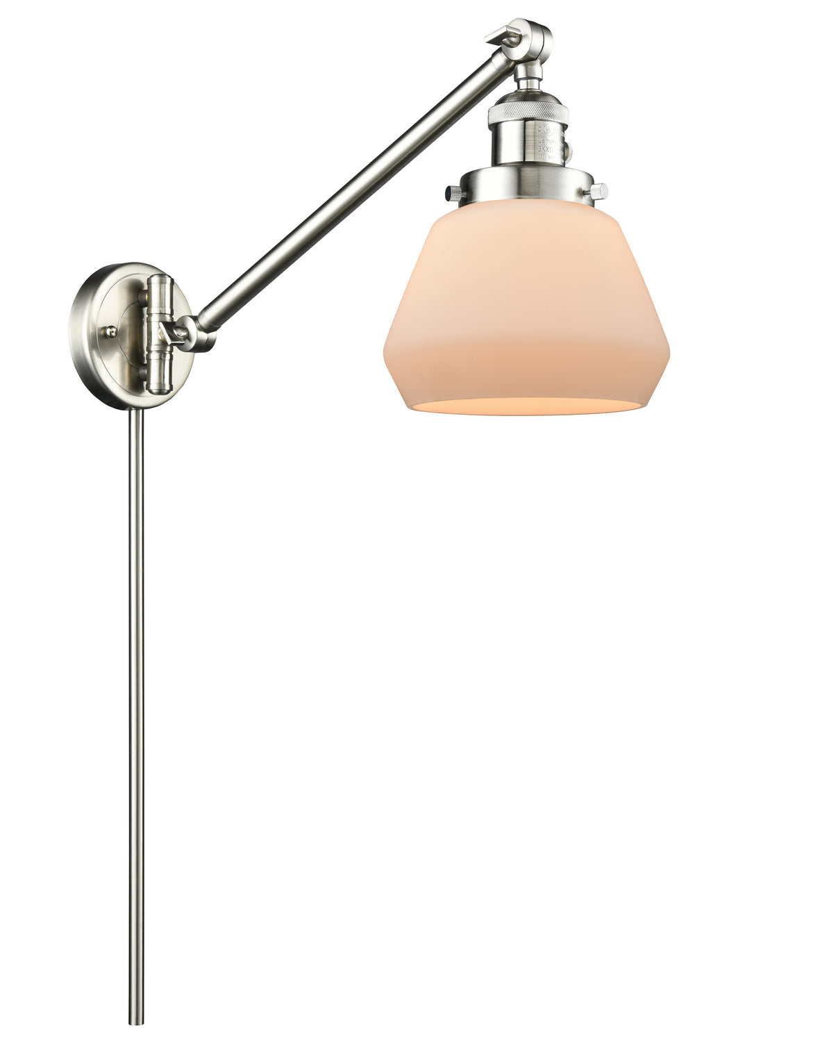 Innovations - 237-SN-G171 - One Light Swing Arm Lamp - Franklin Restoration - Brushed Satin Nickel