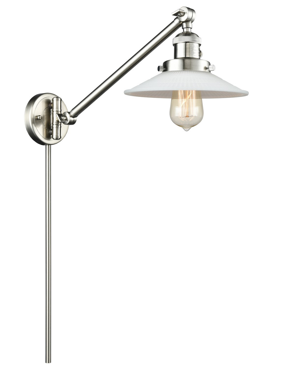 Innovations - 237-SN-G1-LED - LED Swing Arm Lamp - Franklin Restoration - Brushed Satin Nickel