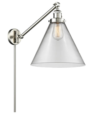 Innovations - 237-SN-G42-L - One Light Swing Arm Lamp - Franklin Restoration - Brushed Satin Nickel