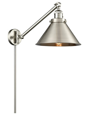 Innovations - 237-SN-M10-SN-LED - LED Swing Arm Lamp - Franklin Restoration - Brushed Satin Nickel